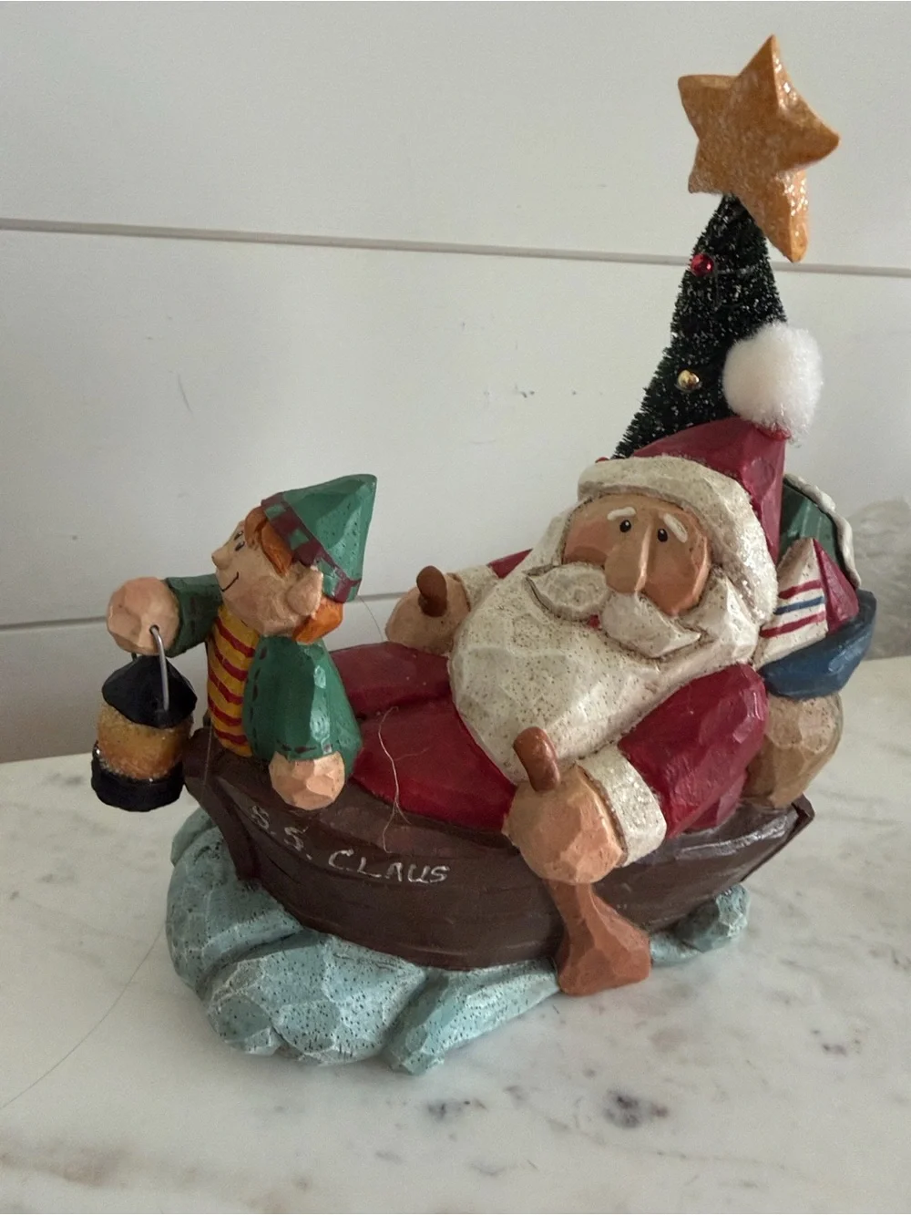 Eddie Walker SS Claus 2002 Limited Edition Santa Boat Midwest Cannon Falls